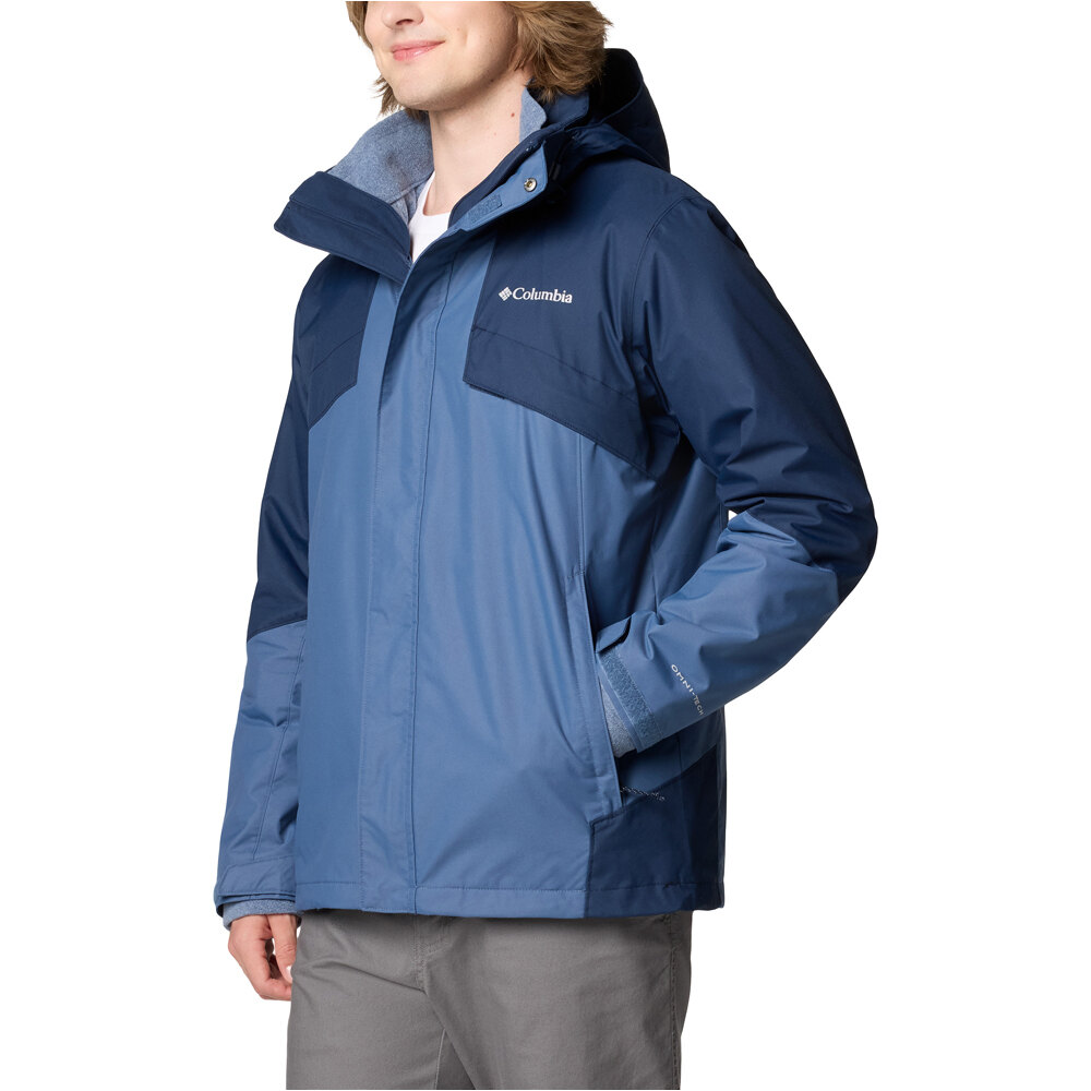 Columbia chaqueta impermeable insulada hombre Bugaboo III Fleece Interchange Jacket vista detalle