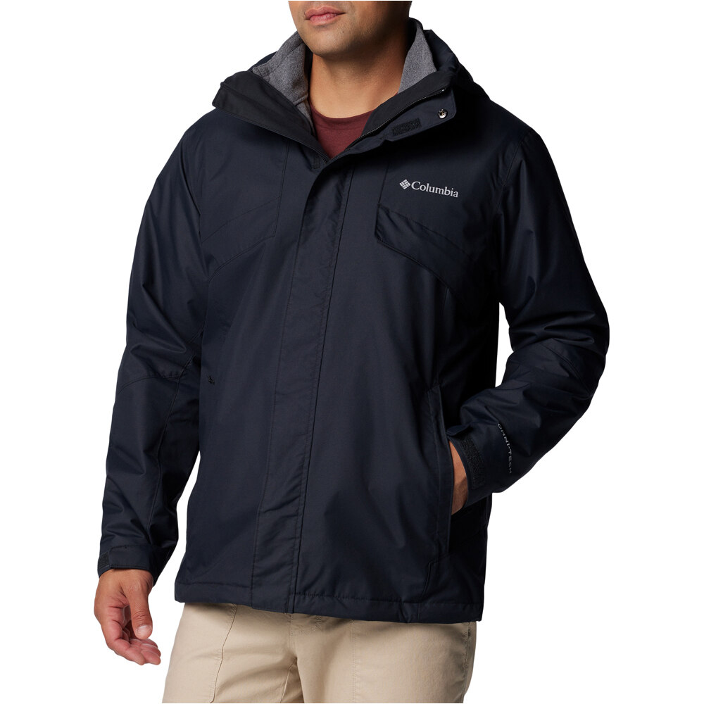 Columbia chaqueta impermeable insulada hombre Bugaboo III Fleece Interchange Jacket vista frontal