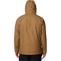 Columbia chaqueta impermeable insulada hombre Bugaboo III Fleece Interchange Jacket vista trasera