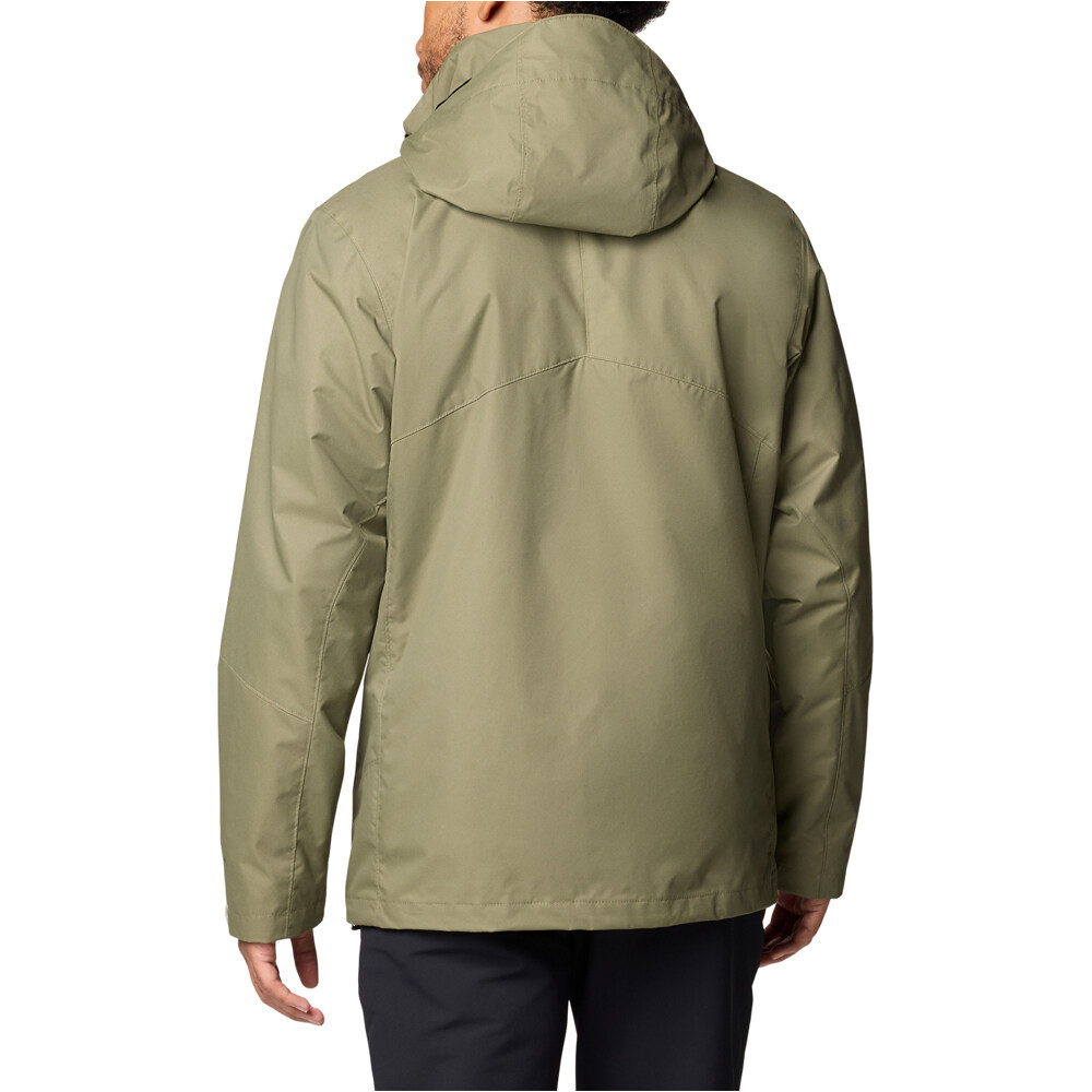 Columbia chaqueta impermeable insulada hombre Bugaboo III Fleece Interchange Jacket vista trasera