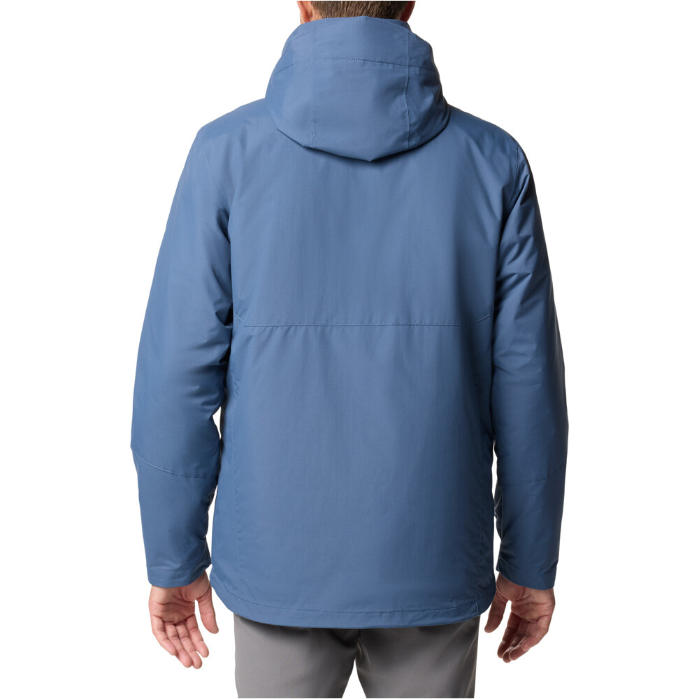 Columbia chaqueta impermeable insulada hombre Element Blocker III Interchange Jacket vista trasera