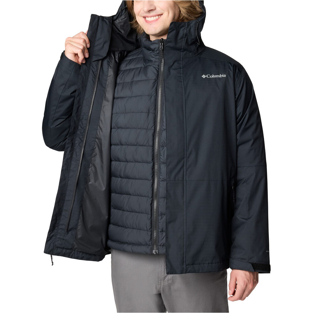 Columbia chaqueta impermeable insulada hombre Point Park Interchange Jacket vista detalle