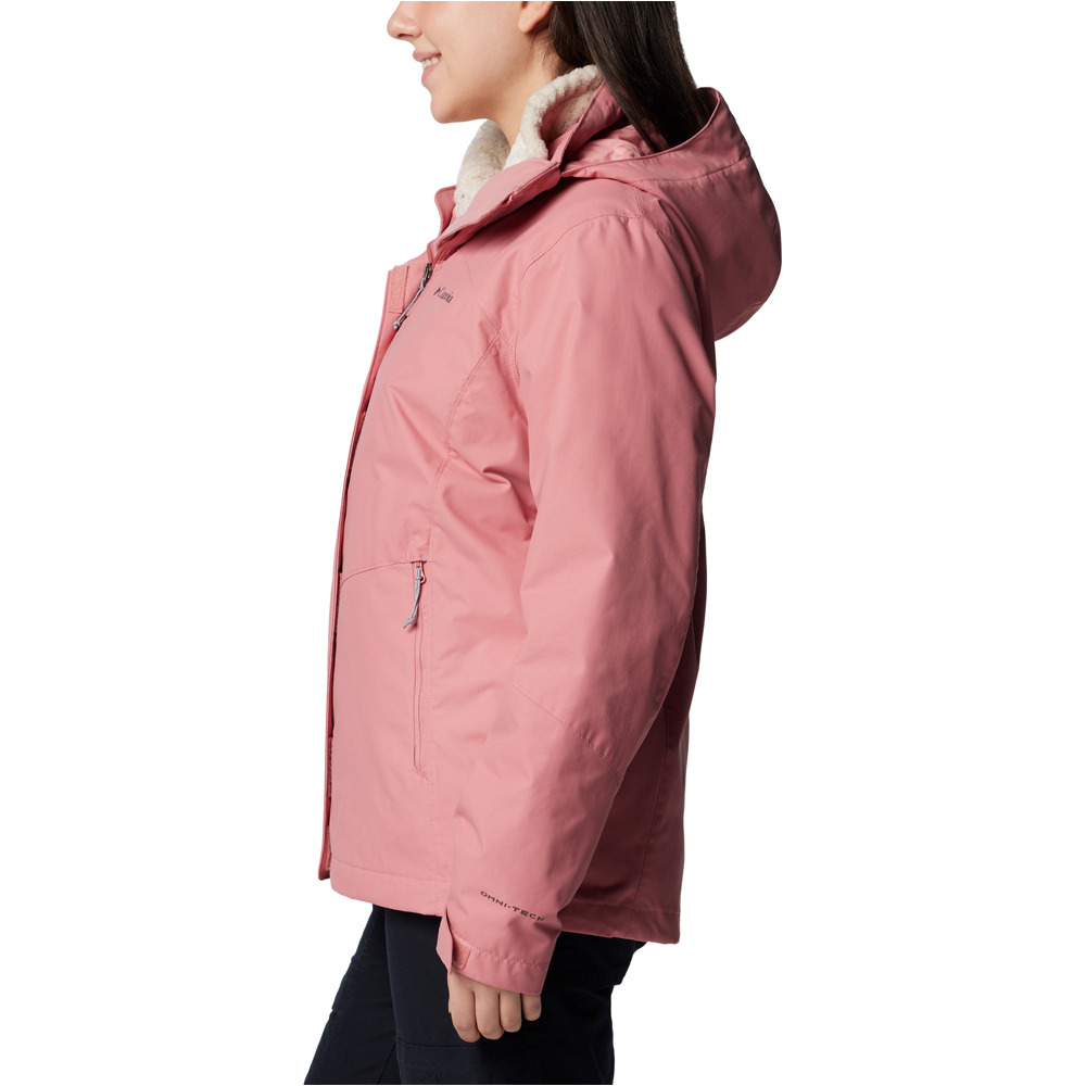 Columbia chaqueta impermeable insulada mujer Bugaboo III Fleece Interchange Jacket vista detalle