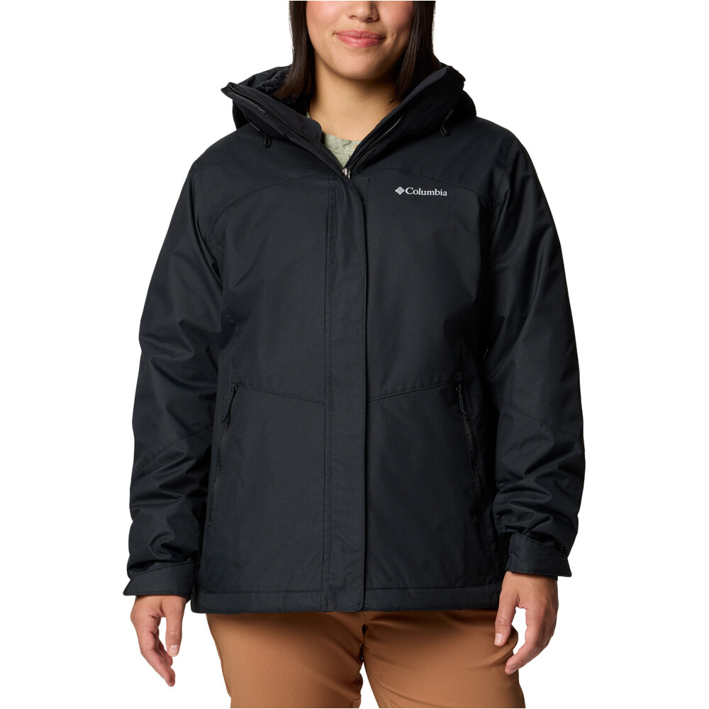 Columbia chaqueta impermeable insulada mujer Bugaboo III Fleece Interchange Jacket vista frontal