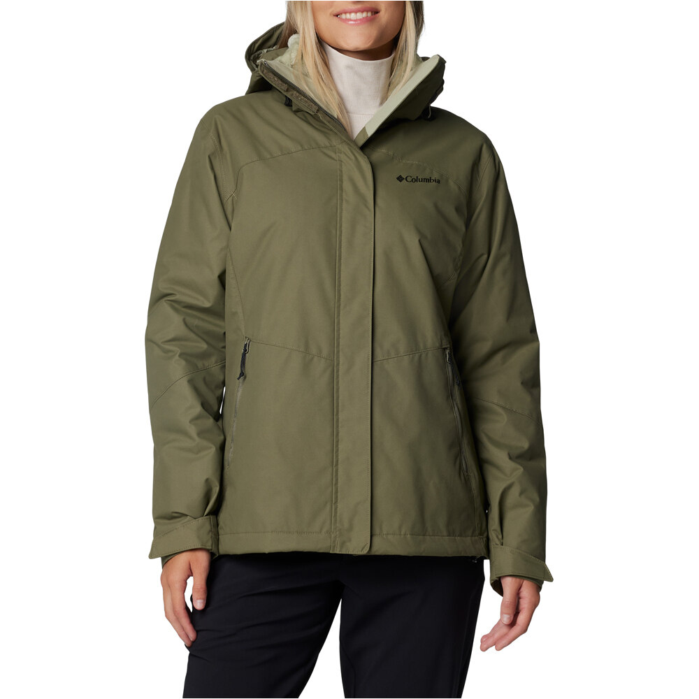 Columbia chaqueta impermeable insulada mujer Bugaboo III Fleece Interchange Jacket vista frontal