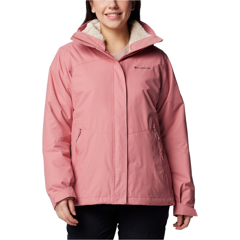 Columbia chaqueta impermeable insulada mujer Bugaboo III Fleece Interchange Jacket vista frontal