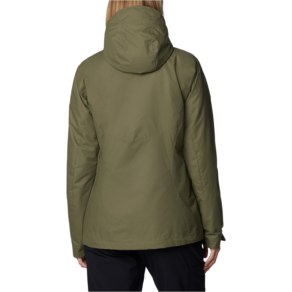 Columbia chaqueta impermeable insulada mujer Bugaboo III Fleece Interchange Jacket vista trasera