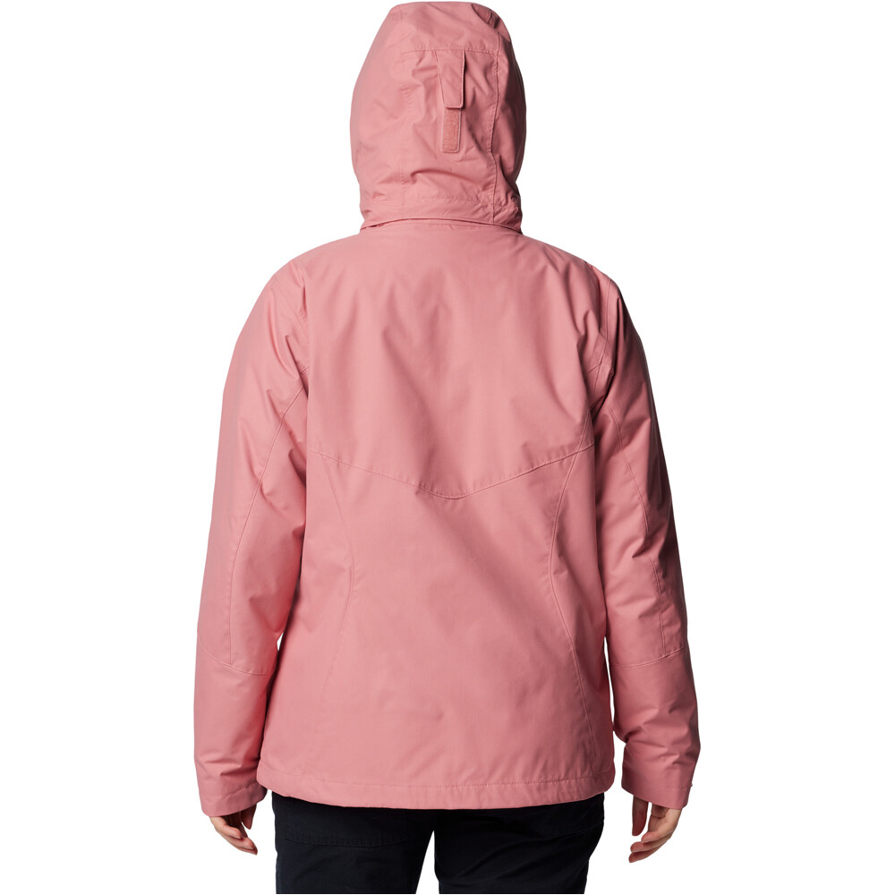 Columbia chaqueta impermeable insulada mujer Bugaboo III Fleece Interchange Jacket vista trasera