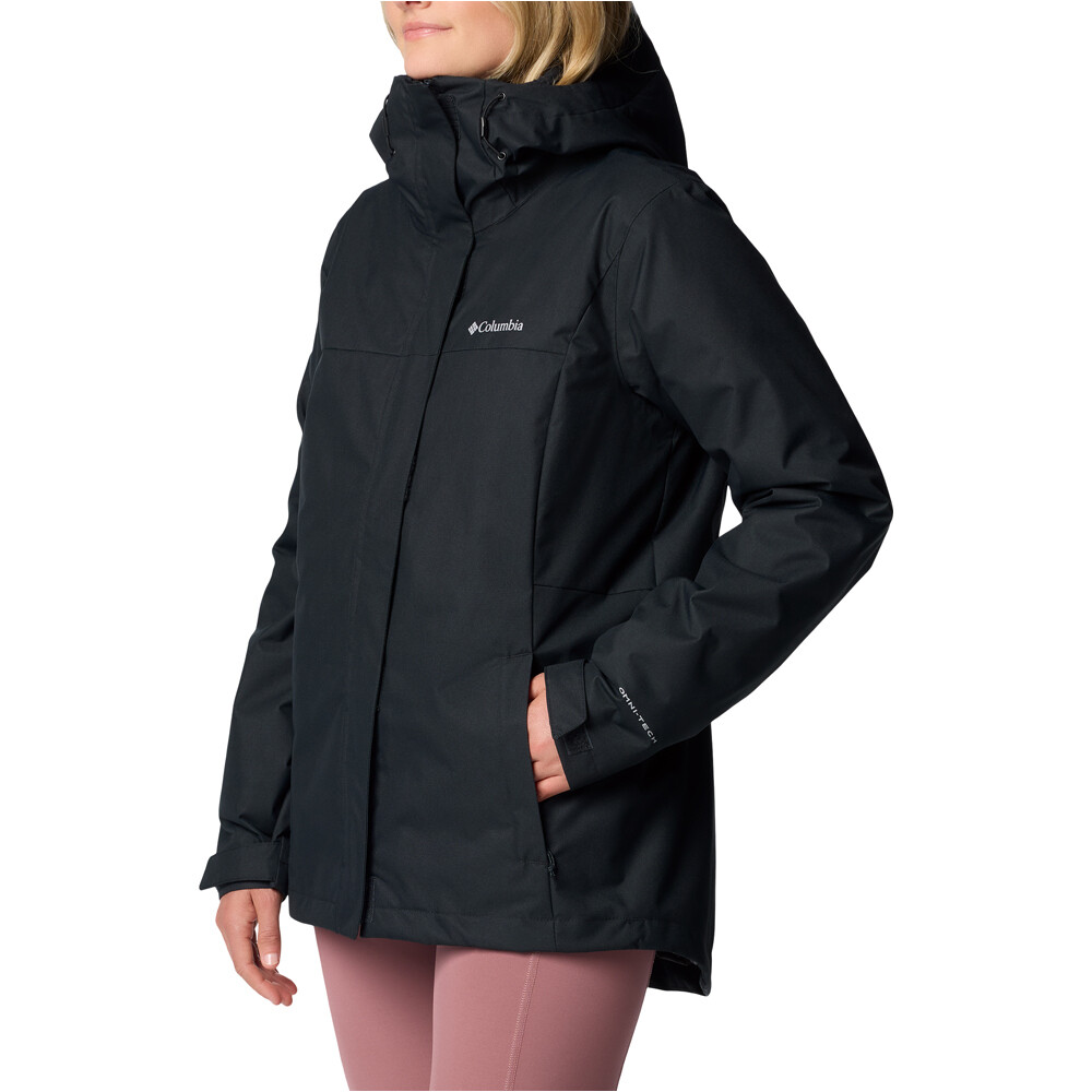 Columbia chaqueta impermeable insulada mujer Hikebound II Interchange Jacket 03