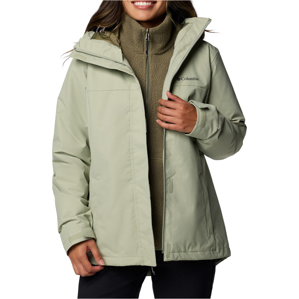 Columbia chaqueta impermeable insulada mujer Hikebound II Interchange Jacket 03