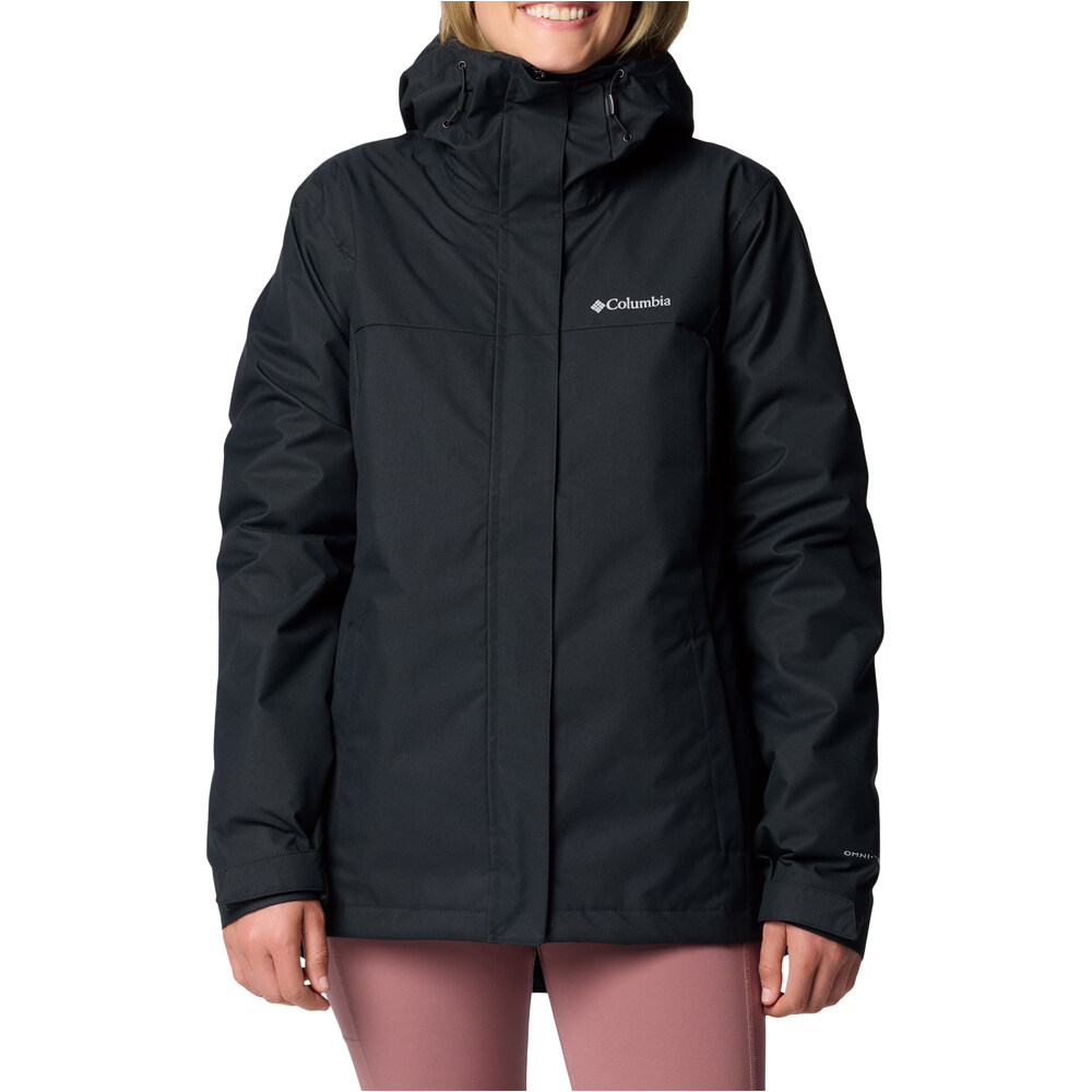 Columbia chaqueta impermeable insulada mujer Hikebound II Interchange Jacket vista frontal