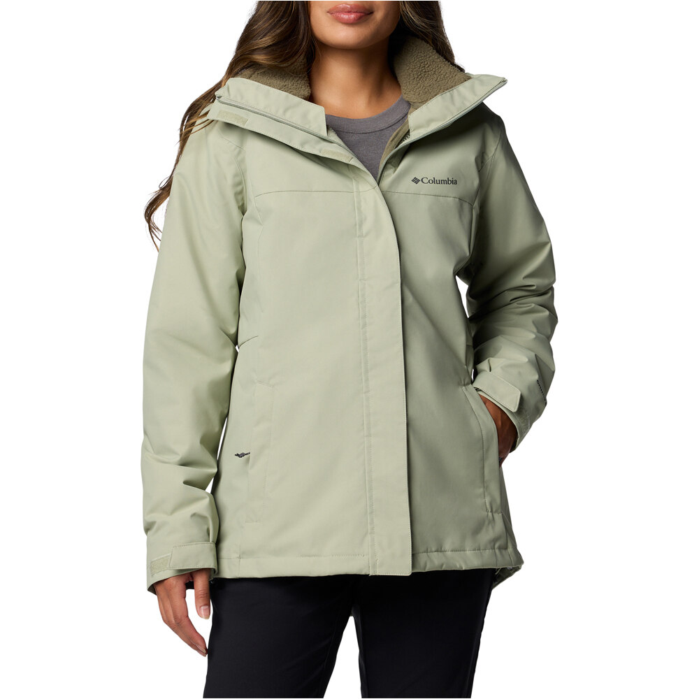 Columbia chaqueta impermeable insulada mujer Hikebound II Interchange Jacket vista frontal