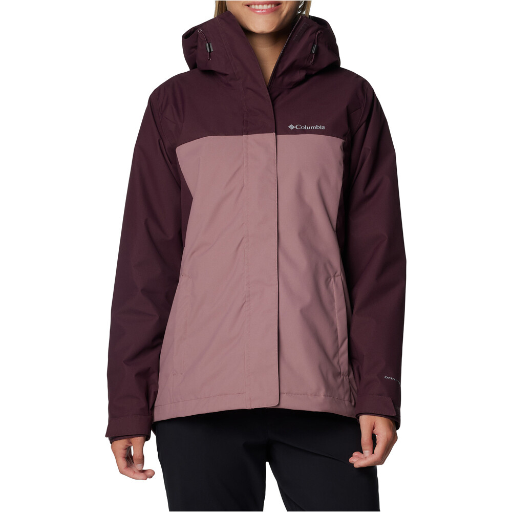 Columbia chaqueta impermeable insulada mujer Hikebound II Interchange Jacket vista frontal