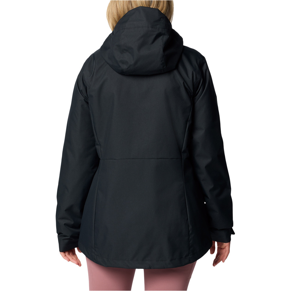 Columbia chaqueta impermeable insulada mujer Hikebound II Interchange Jacket vista trasera