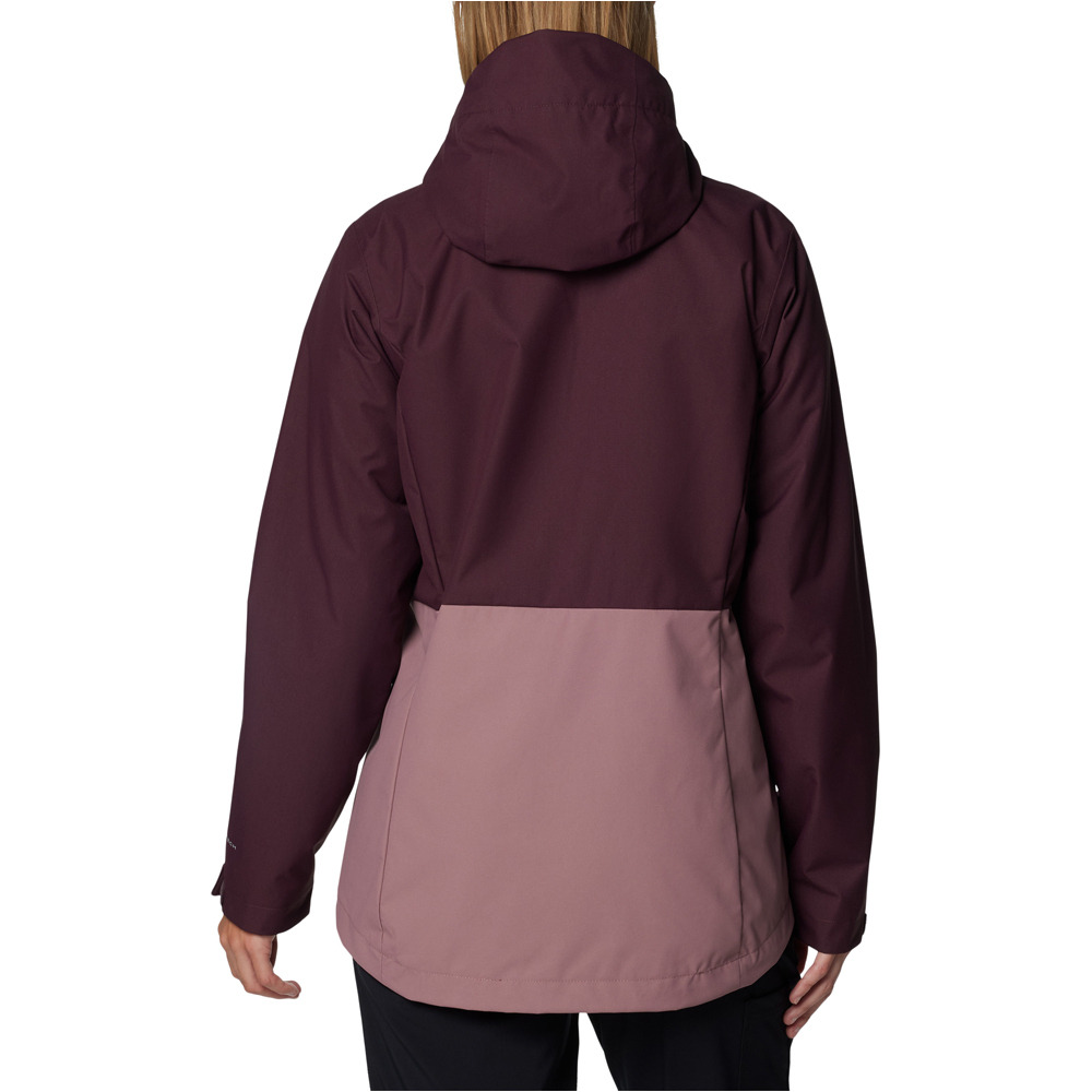 Columbia chaqueta impermeable insulada mujer Hikebound II Interchange Jacket vista trasera