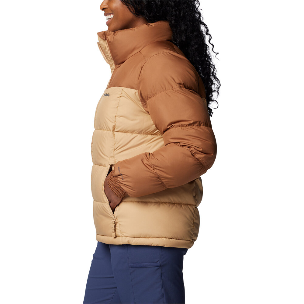 Columbia chaqueta impermeable insulada mujer Pike Lake Full Zip Jacket vista detalle