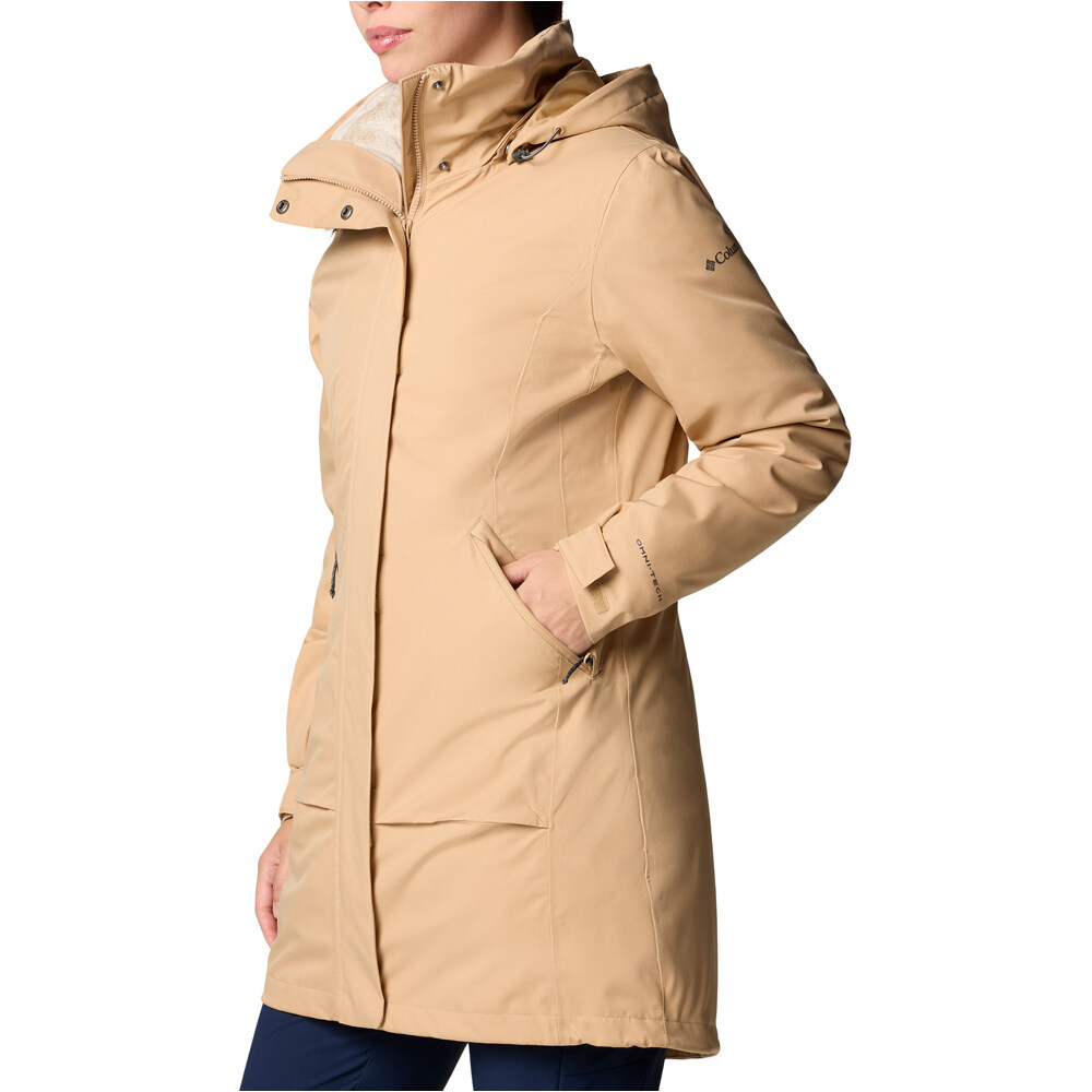 Columbia chaqueta impermeable insulada mujer Pulaski II Interchange Jacket vista detalle