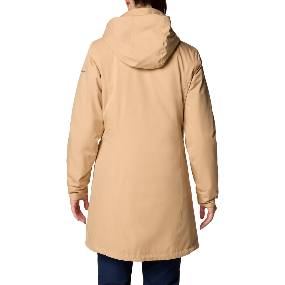 Columbia chaqueta impermeable insulada mujer Pulaski II Interchange Jacket vista trasera