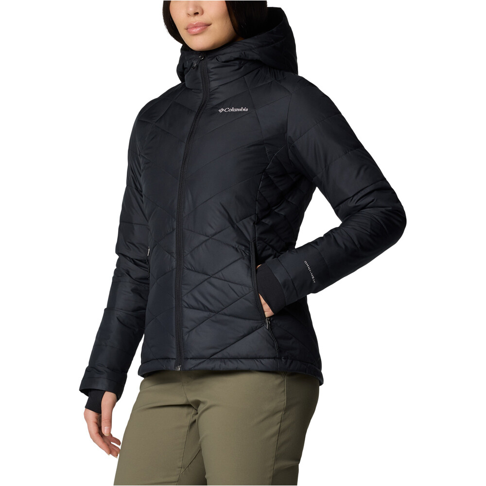 Columbia chaqueta outdoor mujer _3_Heavenly Hooded Jacket vista detalle