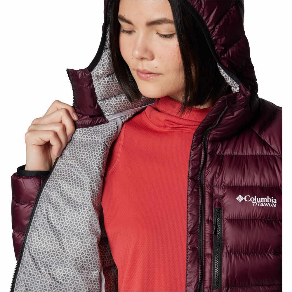 Columbia chaqueta outdoor mujer Arctic Crest Down Hooded Jacket 06