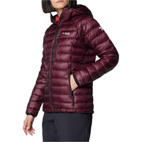 Columbia chaqueta outdoor mujer Arctic Crest Down Hooded Jacket vista detalle