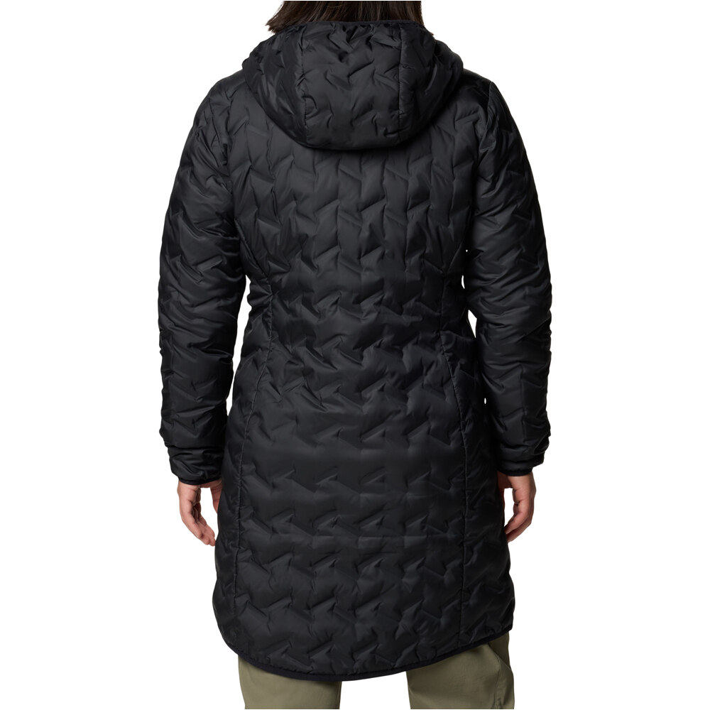 Columbia chaqueta outdoor mujer Delta Ridge II Long Down Jacket vista trasera