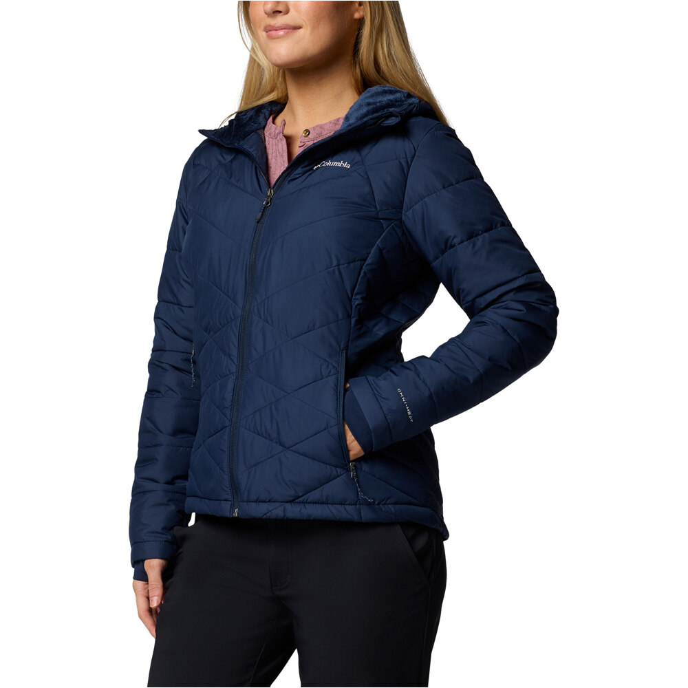 Columbia chaqueta outdoor mujer Heavenly Hooded Jacket vista detalle