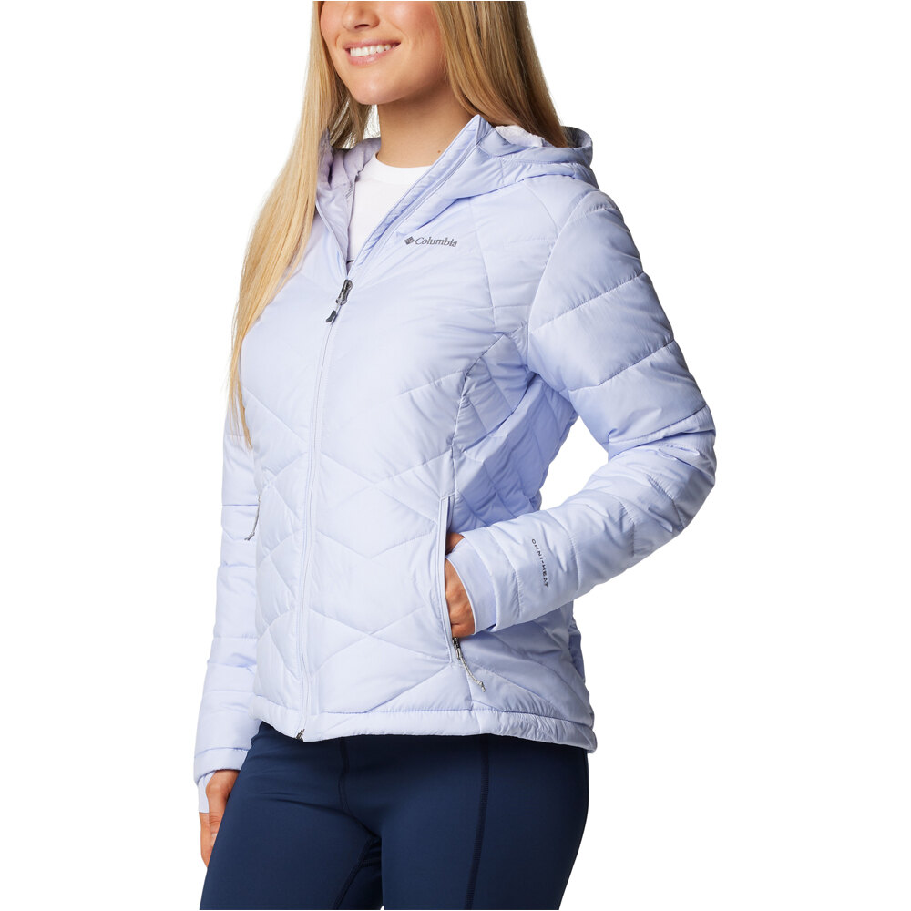 Columbia chaqueta outdoor mujer Heavenly Hooded Jacket vista detalle