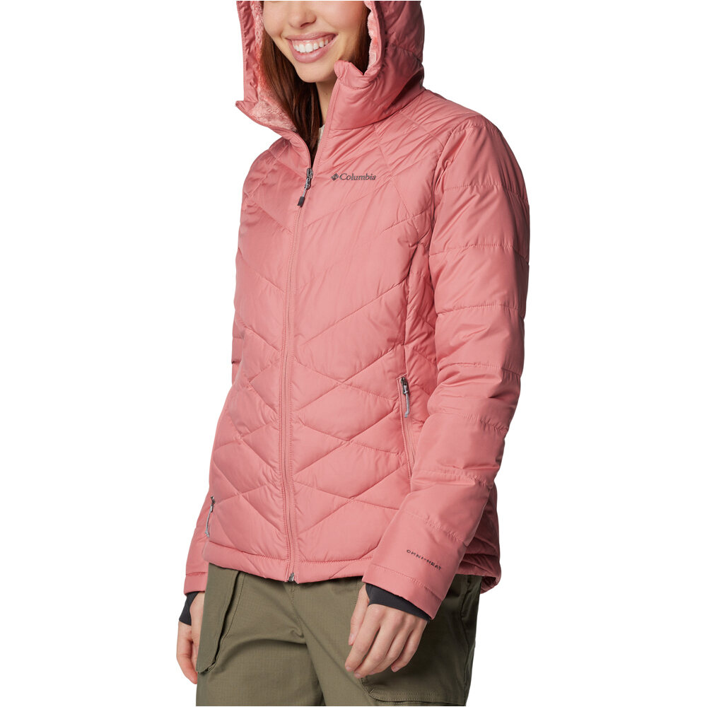 Columbia chaqueta outdoor mujer Heavenly Hooded Jacket vista detalle