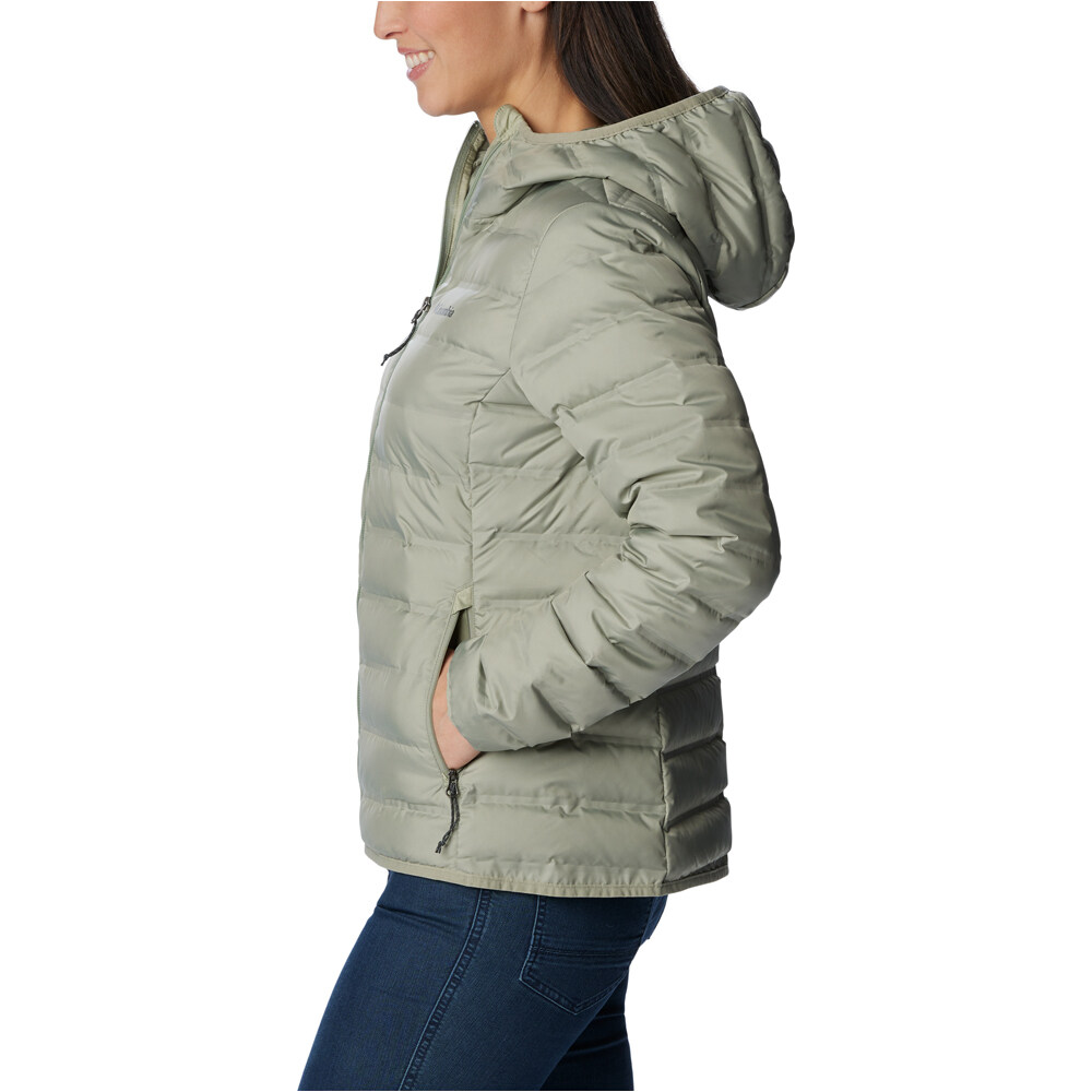 Columbia chaqueta outdoor mujer Lake 22 II Down Hooded Jacket vista detalle