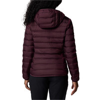 Columbia chaqueta outdoor mujer Lake 22 II Down Hooded Jacket vista trasera