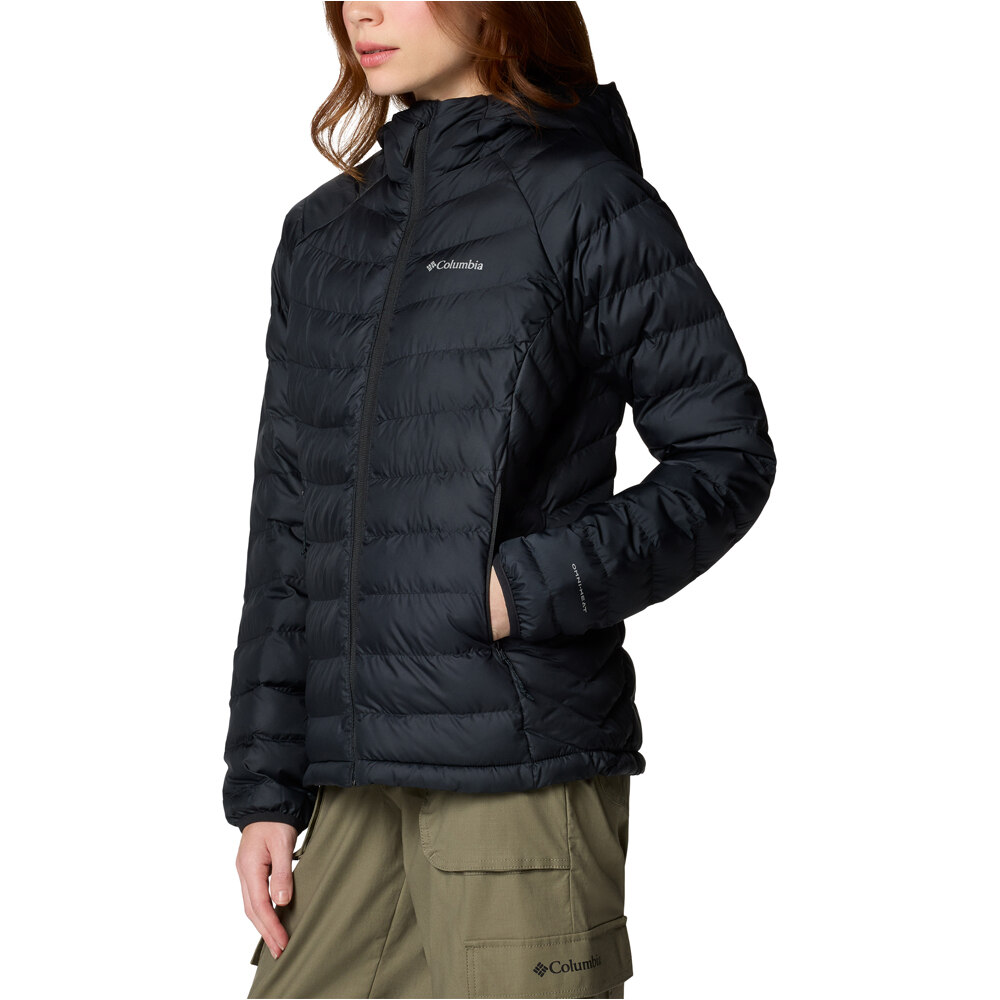 Columbia chaqueta outdoor mujer Powder Lite II Hooded Jacket vista detalle