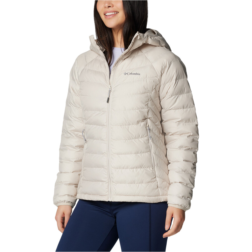 Columbia chaqueta outdoor mujer Powder Lite II Hooded Jacket vista detalle