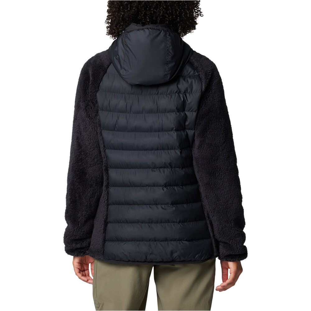 Columbia chaqueta outdoor mujer Powder Lite II Sherpa Hybrid Jacket vista trasera