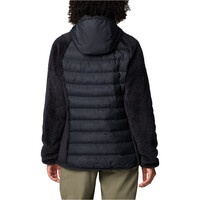 Columbia chaqueta outdoor mujer Powder Lite II Sherpa Hybrid Jacket vista trasera