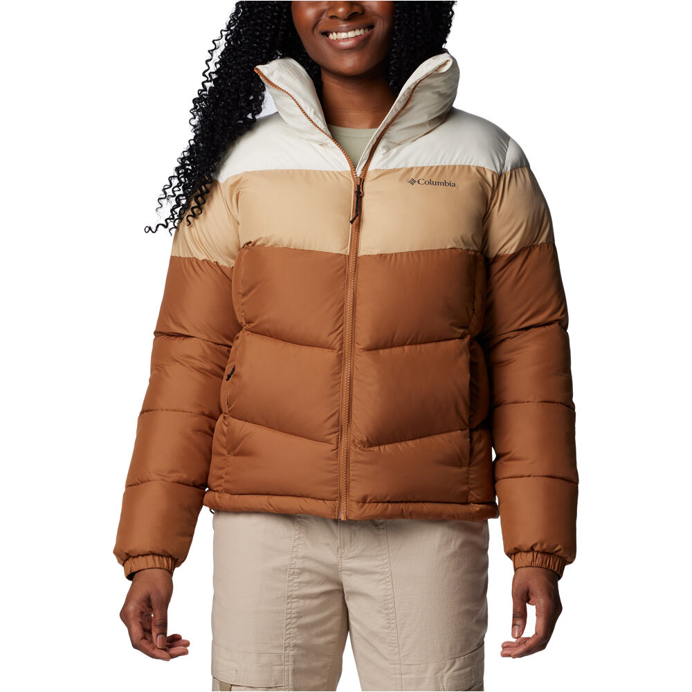 Columbia chaqueta outdoor mujer Puffect II Colorblock Jacket vista frontal