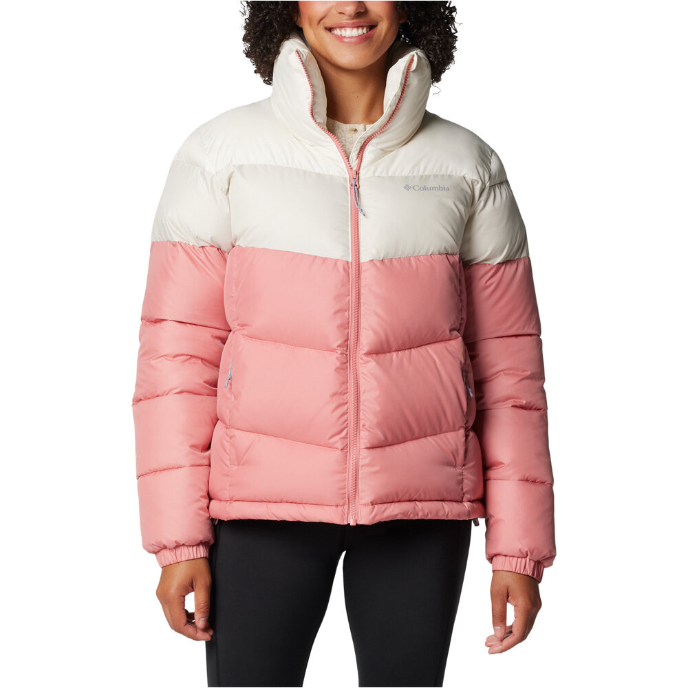 Columbia chaqueta outdoor mujer Puffect II Colorblock Jacket vista frontal