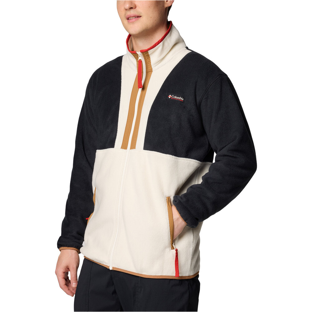 Columbia forro polar hombre Backbowl II Full Zip Fleece vista detalle