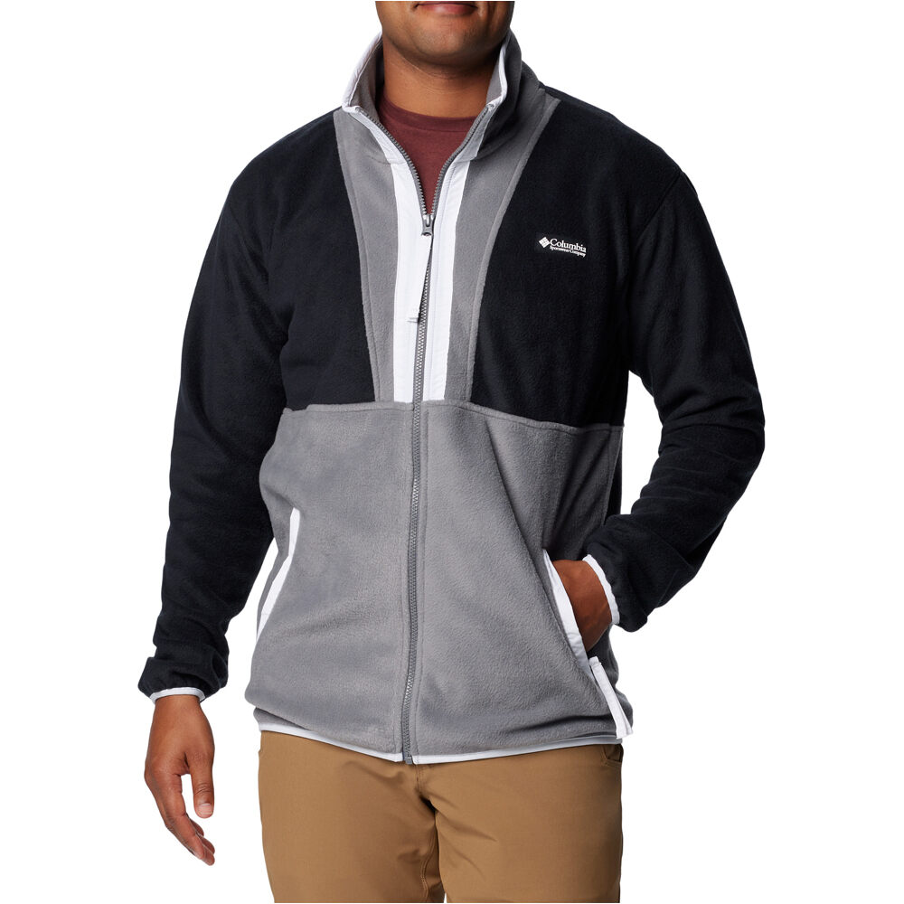 Columbia forro polar hombre Backbowl II Full Zip Fleece vista frontal