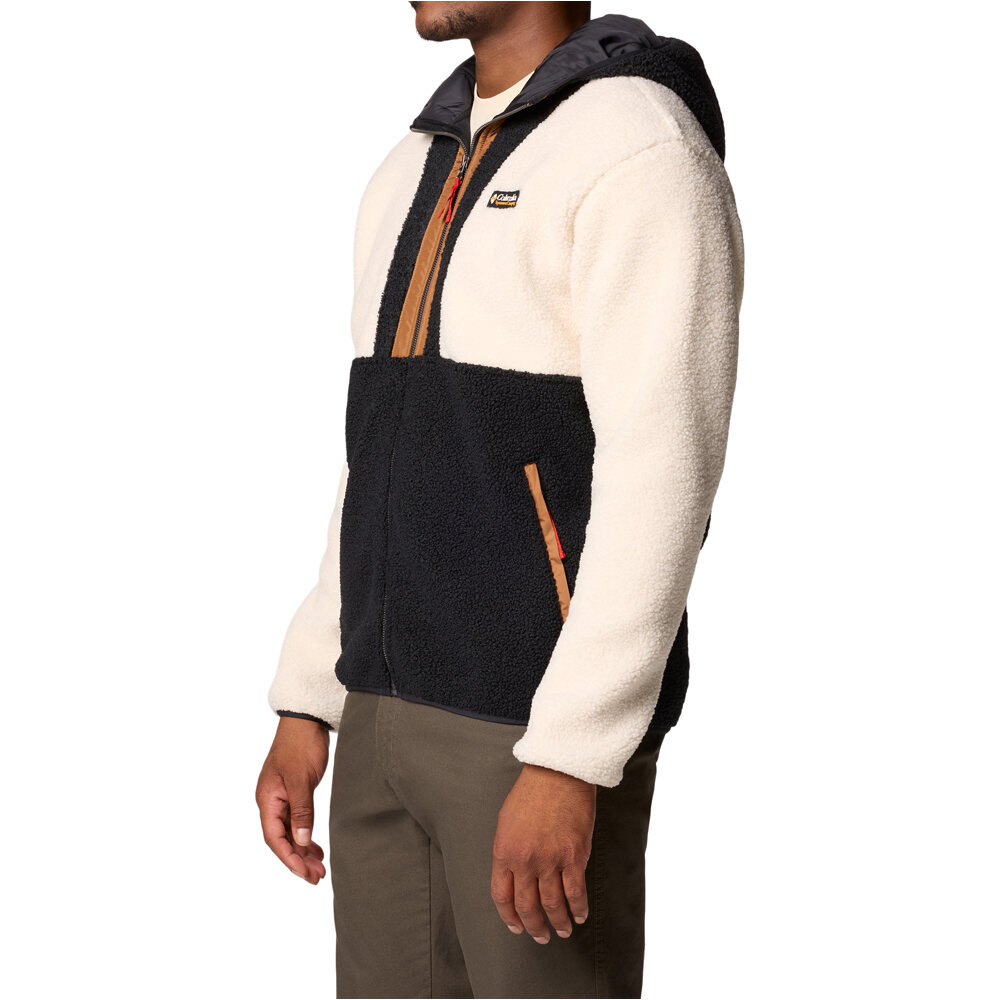 Columbia forro polar hombre Backbowl II Remastered Full Zip Hoodie vista detalle