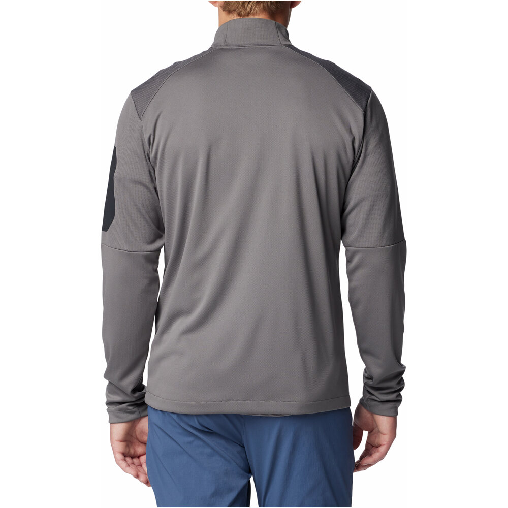 Columbia forro polar hombre Columbia Tech Knit 1/4 Zip vista trasera