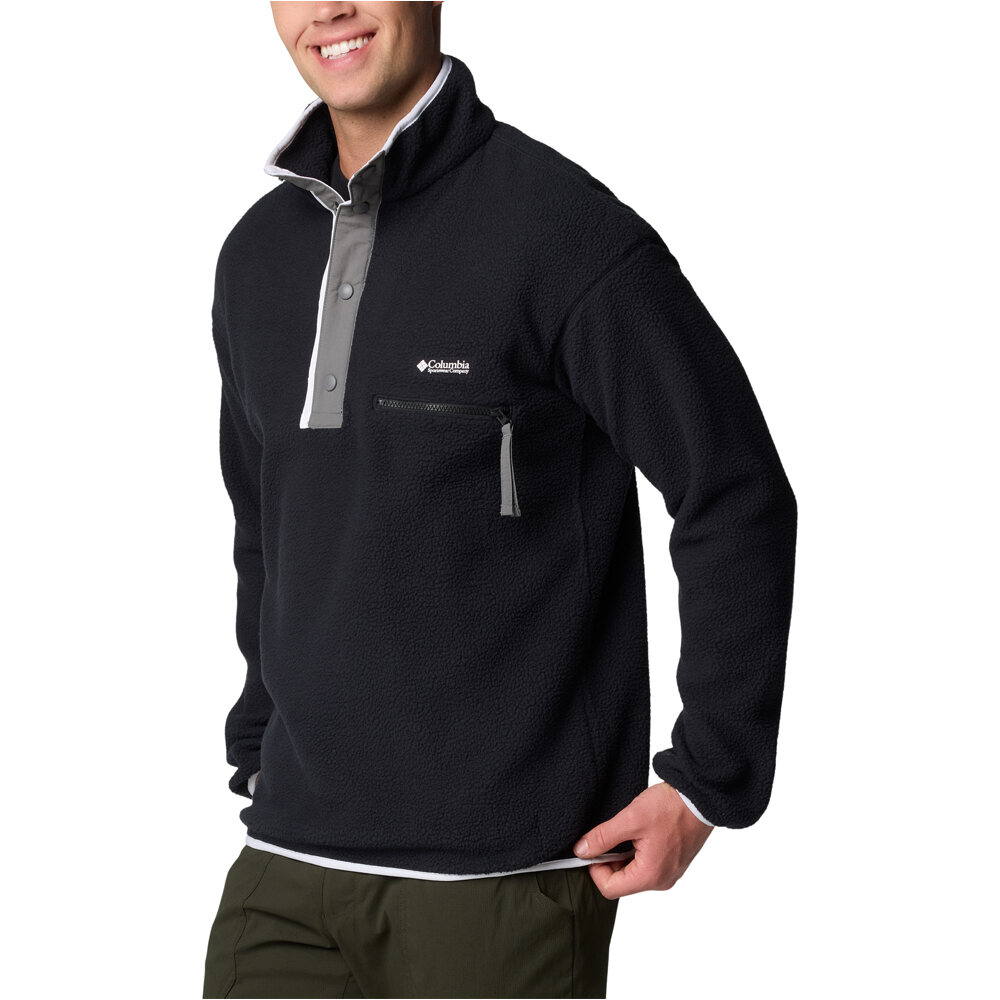 Columbia forro polar hombre Helvetia II Half Snap Fleece vista detalle