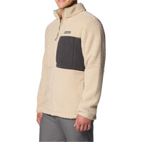 Columbia forro polar hombre Mountainside Heavyweight Fleece vista detalle