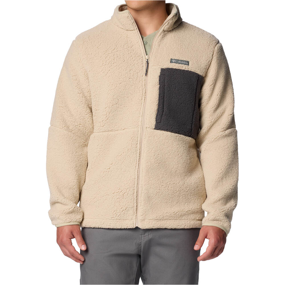 Columbia forro polar hombre Mountainside Heavyweight Fleece vista frontal