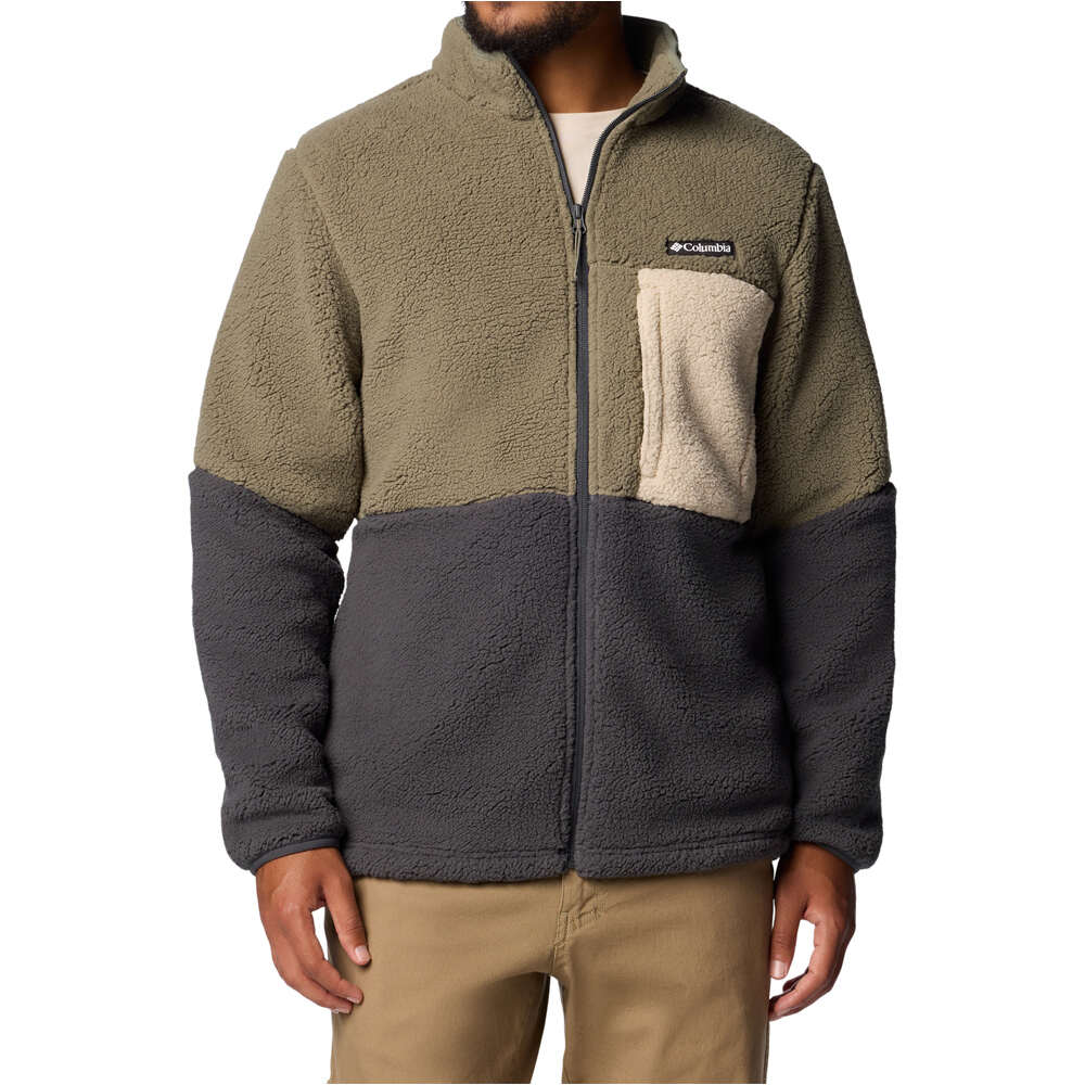 Columbia forro polar hombre Mountainside Heavyweight Fleece vista frontal