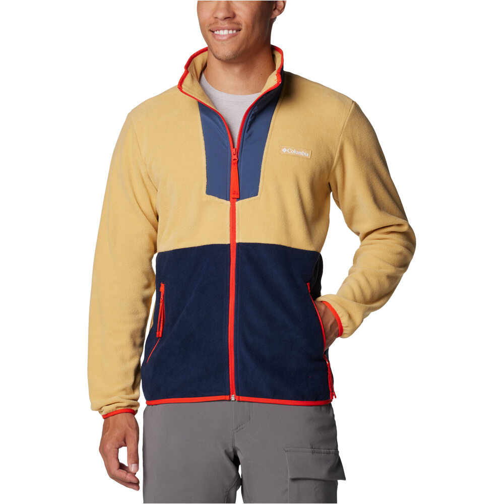 Columbia forro polar hombre Sequoia Grove Full Zip Fleece vista frontal