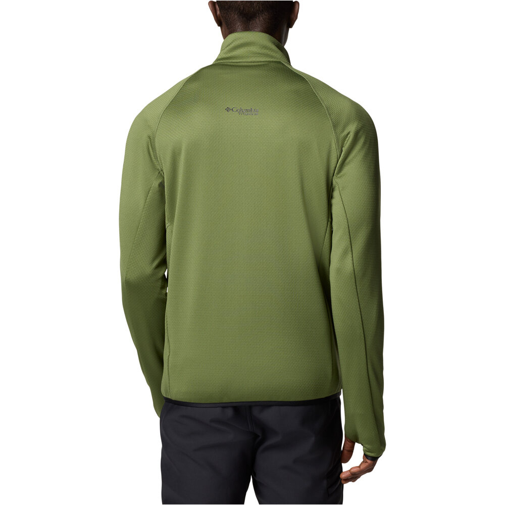 Columbia forro polar hombre Triple Canyon Grid Fleece FZ II vista trasera