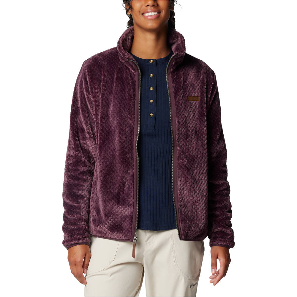 Columbia forro polar mujer Fire Side II Sherpa FZ vista detalle