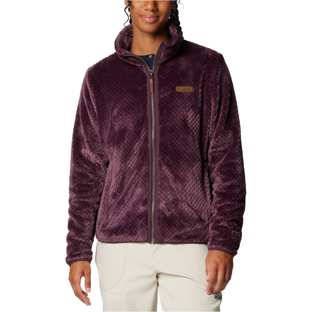 Columbia forro polar mujer Fire Side II Sherpa FZ vista frontal