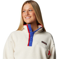 Columbia forro polar mujer Helvetia II Cropped Half Snap Fleece 03